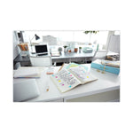 Page Flags in Desk Grip Dispenser, 1 x 1.75, Blue, 200/Dispenser