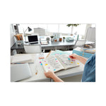 Page Flags in Desk Grip Dispenser, 1 x 1.75, Blue, 200/Dispenser