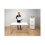 Data-Pak Storage Boxes, Letter Files, 13.75" X 17.75" X 13", White/blue, 12/carton