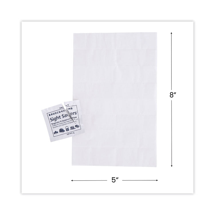 Antibacterial Office Equipment Wet Wipes, Cloth, 5 x 8, Unscented, White, 100/Box