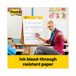 Self-Stick Tabletop Easel Pad with Command Strips, Presentation Format (1.5" Rule), 20 x 23, White, 20 Sheets