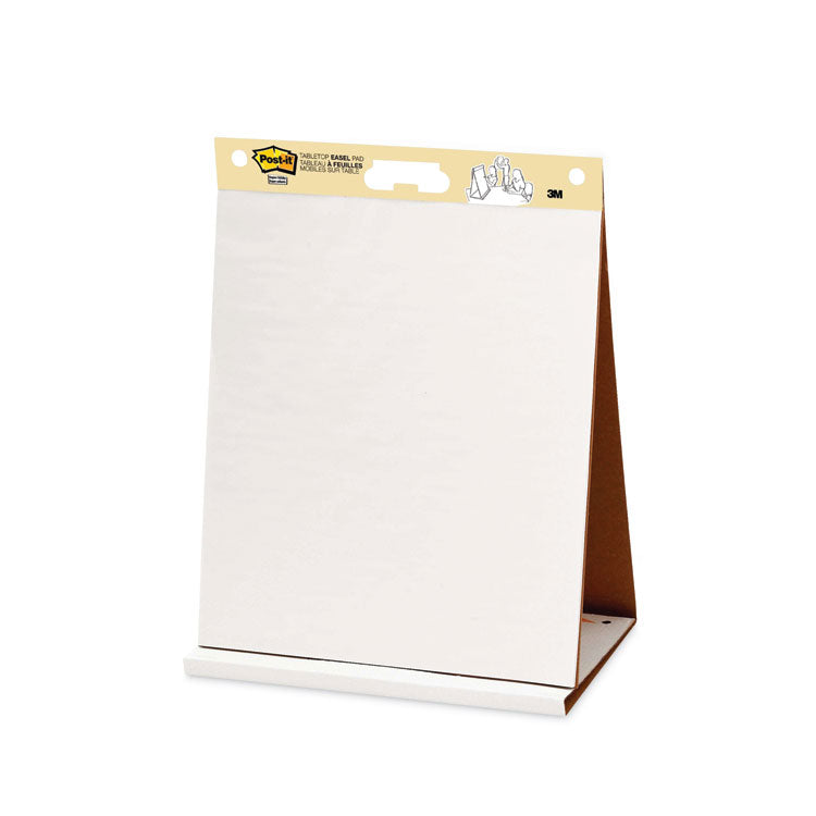 Original Tabletop Easel Pad with Self-Stick Sheets, Unruled, 20 x 23, White, 20 Sheets