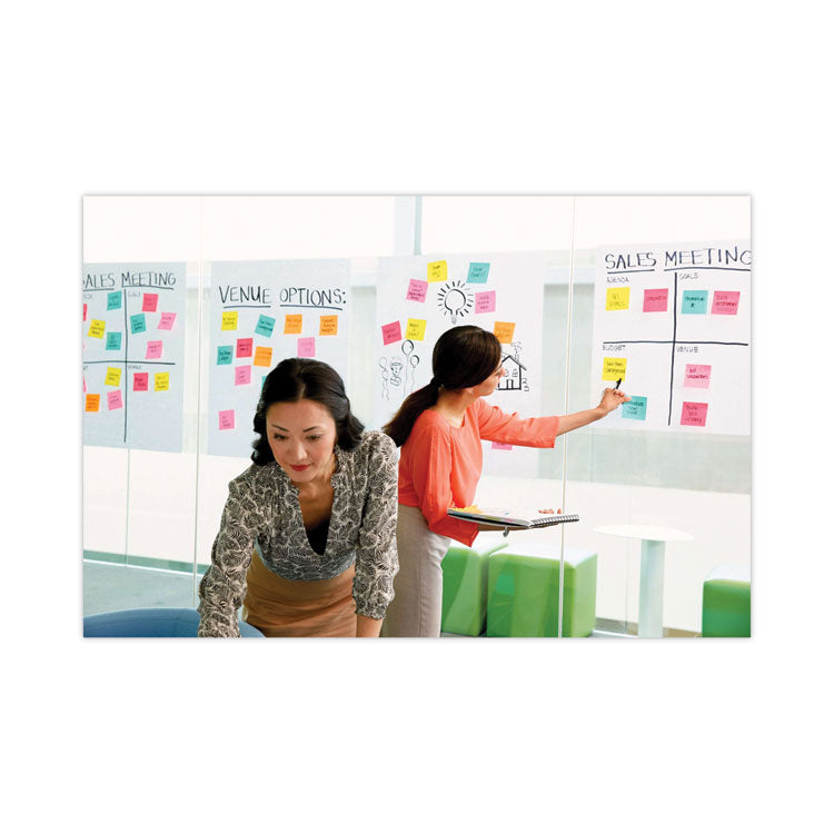 Self-Stick Wall Pad, Unruled, 20 x 23, White, 20 Sheets/Pad, 2 Pads/Pack, 2 Packs/Carton