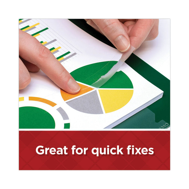 Super-Hold Tape Refill, 1" Core, 0.75" X 27.77 Yds, Transparent, 6/pack