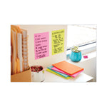 Pads in Supernova Neon Collection Colors, Note Ruled, 4" x 6", 90 Sheets/Pad, 3 Pads/Pack