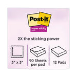 Pads in Playful Primary Collection Colors, 3" x 3", 90 Sheets/Pad, 12 Pads/Pack