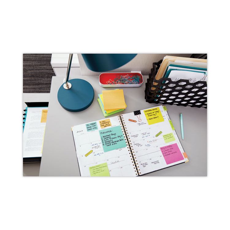 Original Pads in Floral Fantasy Collection Colors, Value Pack, 3" x 3", 100 Sheets/Pad, 14 Pads/Pack