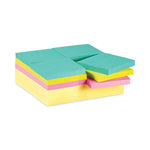 Self-Stick Notes Office Pack, 3" x 3", Supernova Neons Collection Colors, 90 Sheets/Pad, 24 Pads/Pack