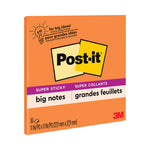 Big Notes, Unruled, 11 x 11, Orange, 30 Sheets