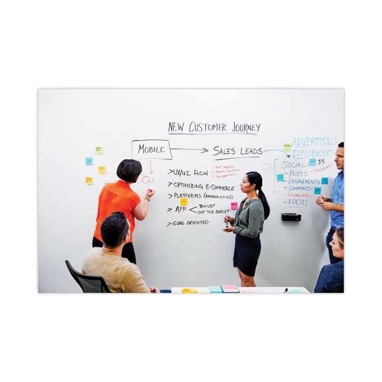 Dry Erase Accessory Tray, 8.5" x 3" x 5.25", Black