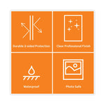 Laminating Pouches, 3 Mil, 9" X 11.5", Gloss Clear, 100/pack