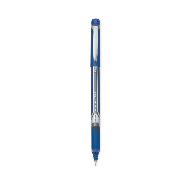 Precise Grip Rollerball Pen, Stick, Bold 1 mm, Blue Ink, Blue Barrel