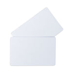 PVC ID Badge Card, 3.38 x 2.13, White, 100/Pack