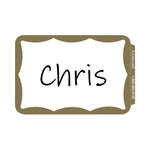 Self-Adhesive Name Badges, 3.5 X 2.25, Gold, 100/box