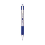 G-301 Gel Pen, Retractable, Medium 0.7 Mm, Blue Ink, Stainless Steel/blue Barrel, 2/pack