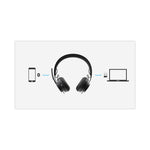 Zone Wireless Plus MSFT Binaural Over The Head Headset, Black