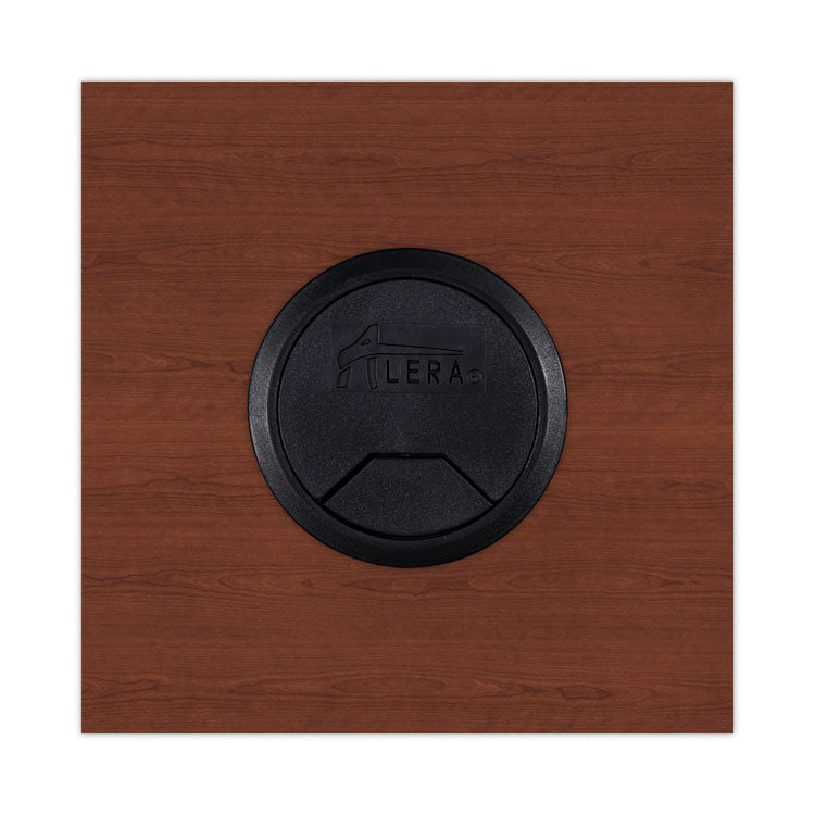 Alera Valencia Series Reversible Return/Bridge Shell, 42w x 23.63d x 29.5h, Medium Cherry