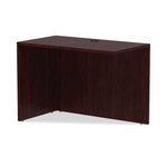 Alera Valencia Series Reversible Return/Bridge Shell, 42w x 23.63d x 29.5h. Mahogany