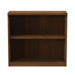 Alera Valencia Series Bookcase,Two-Shelf, 31.75w x 14d x 29.5h, Modern Walnut