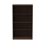 Alera Valencia Series Bookcase, Four-Shelf, 31.75w x 14d x 54.88h, Espresso