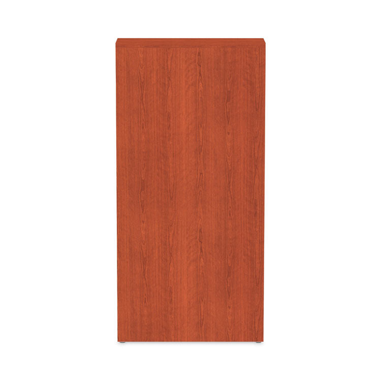 Alera Valencia Series Bookcase, Five-Shelf, 31.75w x 14d x 64.75h, Medium Cherry