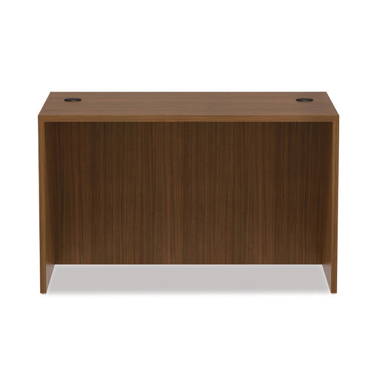 Alera Valencia Series Straight Front Desk Shell, 47.25" X 29.5" X 29.63", Modern Walnut