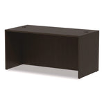 Alera Valencia Series Straight Front Desk Shell, 59.13" X 29.5" X 29.63", Espresso