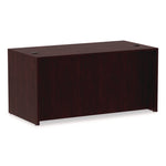 Alera Valencia Series Straight Front Desk Shell, 59.13" X 29.5" X 29.63", Mahogany