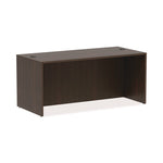 Alera Valencia Series Straight Front Desk Shell, 65" X 29.5" X 29.63", Espresso