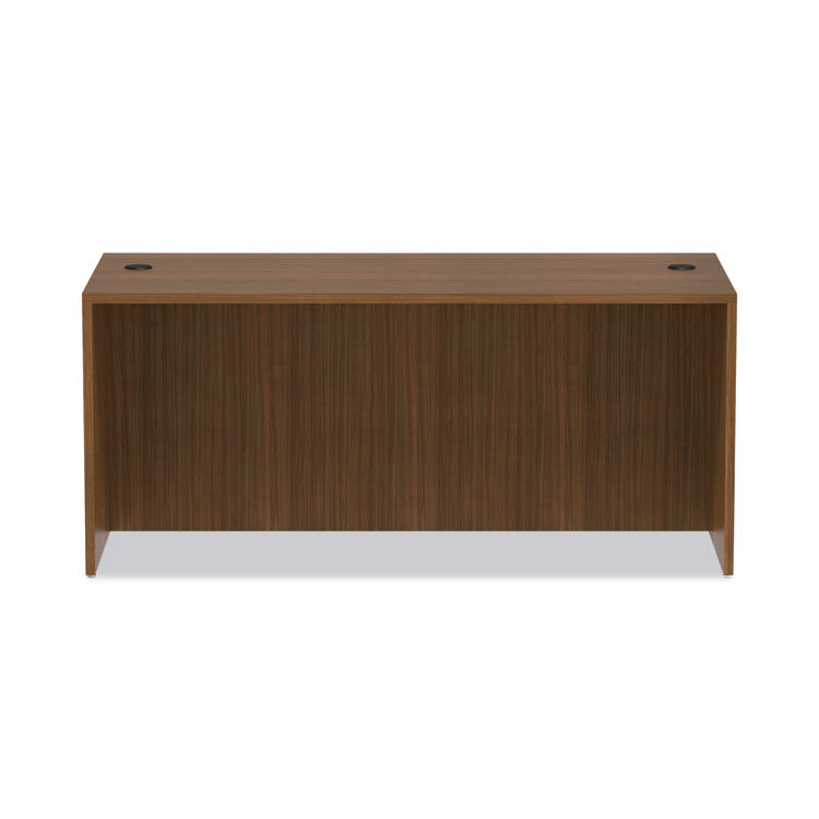 Alera Valencia Series Straight Front Desk Shell, 65" X 29.5" X 29.63", Modern Walnut