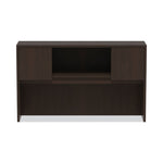 Alera Valencia Series Hutch with Doors, 4 Compartments, 58.88w x 15d x 35.38h, Espresso