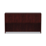 Alera Valencia Series Hutch with Doors, 4 Compartments, 64.75w x 15d x 35.38h, Mahogany