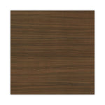 Alera Valencia Series Hutch with Doors, 4 Compartments, 64.75w x 15d x 35.38h, Modern Walnut