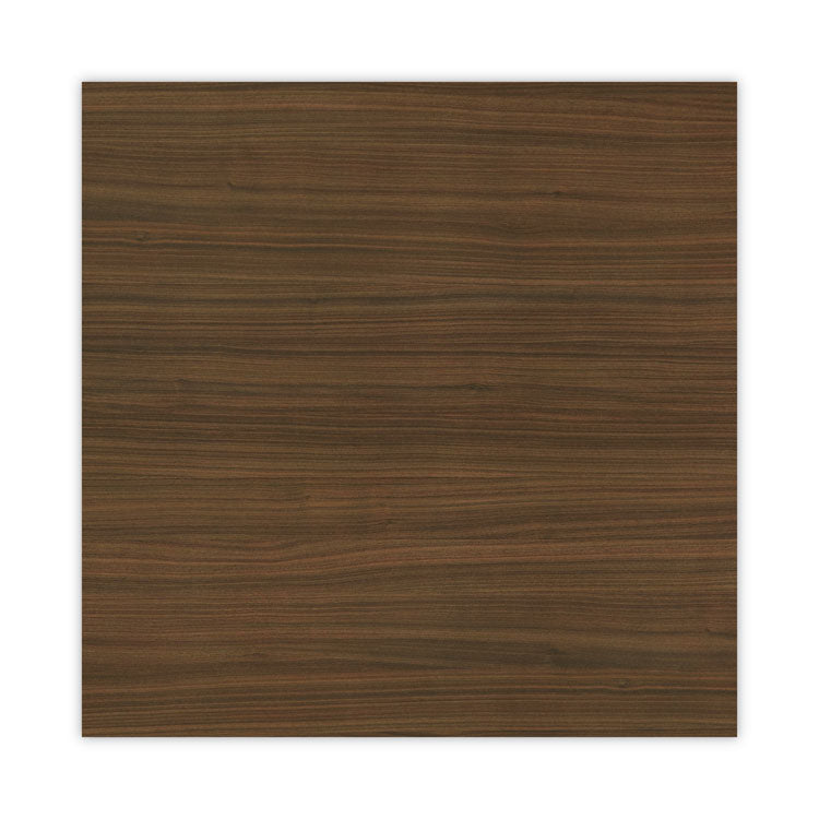 Alera Valencia Series Hutch with Doors, 4 Compartments, 64.75w x 15d x 35.38h, Modern Walnut