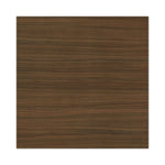 Alera Valencia Series Hutch with Doors, 4 Compartments, 70.63w x 15d x 35.38h, Modern Walnut