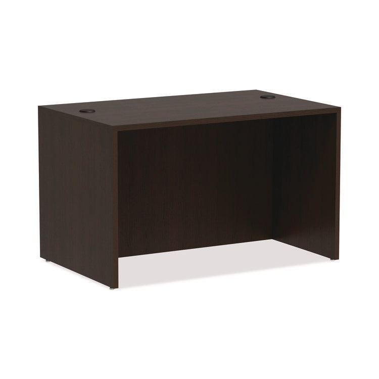 Alera Valencia Series Straight Front Desk Shell, 47.25" X 29.5" X 29.63", Espresso