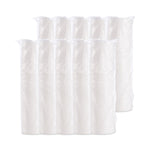 Plastic Lids, Vented, Fits 8 oz to 10 oz Hot/Cold Foam Cups, White, 100/Pack, 10 Packs/Carton