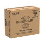 Plastic Lids, Vented, Fits 8 oz to 10 oz Hot/Cold Foam Cups, White, 100/Pack, 10 Packs/Carton