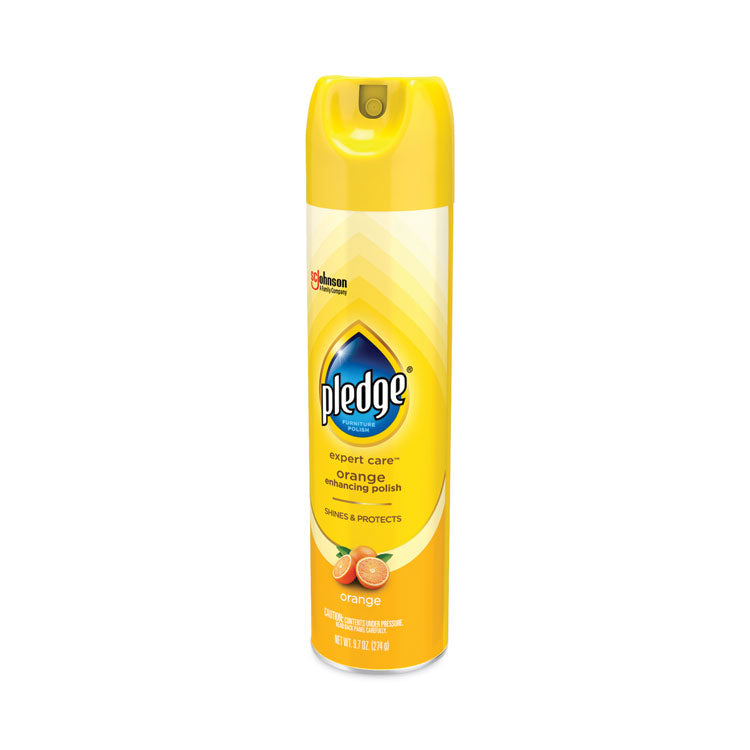 Furniture Polish, Orange Clean Scent, 9.7 Oz Aerosol Spray