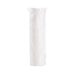 Plastic Lids, Vented, Fits 8 oz to 10 oz Hot/Cold Foam Cups, White, 100/Pack, 10 Packs/Carton