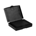 Inkless Fingerprint Pad, 2.25" x 1.75", Black