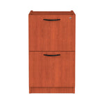 Alera Valencia Series Full Pedestal File, Left/right, 2 Legal/letter-Size File Drawers, Medium Cherry, 15.63" X 20.5" X 28.5"