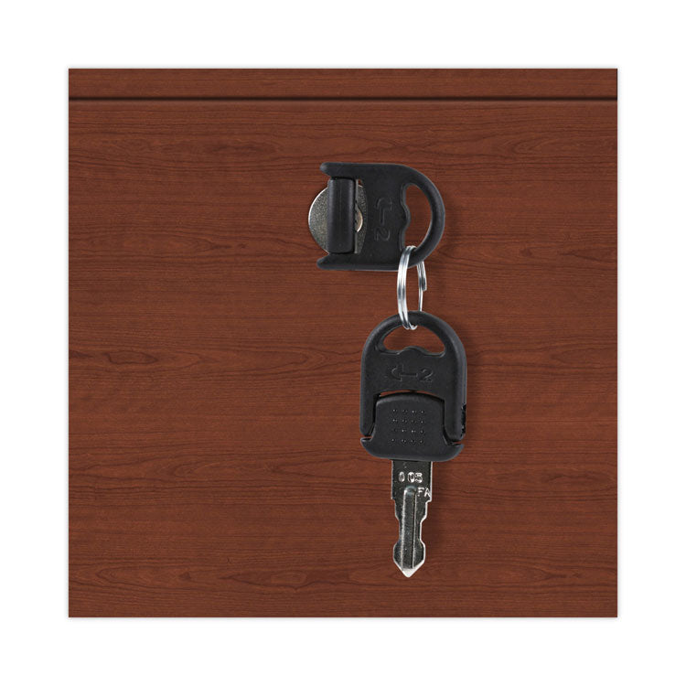 Alera Valencia Series Full Pedestal File, Left/right, 2 Legal/letter-Size File Drawers, Medium Cherry, 15.63" X 20.5" X 28.5"