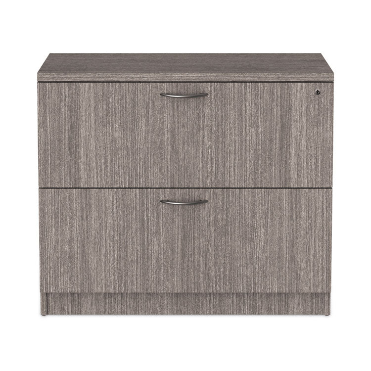Alera Valencia Series Lateral File, 2 Legal/Letter-Size File Drawers, Gray, 34" x 22.75" x 29.5"
