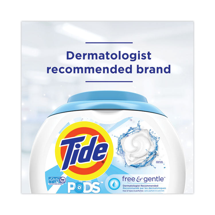 Pods, HE Compatible, Unscented, 81 Pods/Tub, 4 Tubs/Carton