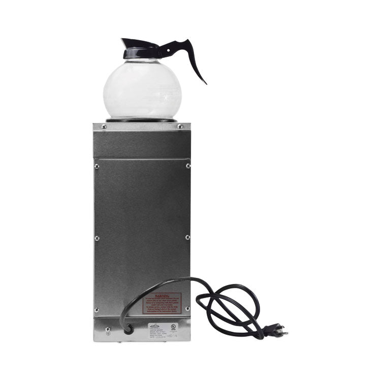 Thermal Institutional Brewer, 12-Cup, 15.5 x 14.75 x 17, Stainless Steel