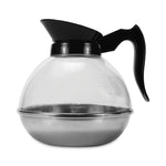 Unbreakable Regular Coffee Decanter, 60 oz, Black Handle