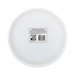 Original Heavyweights Paper Plates, 9" dia, White, 120/Pack, 8 Packs/Carton