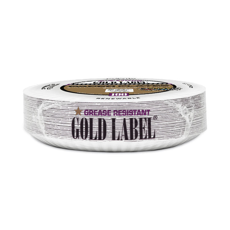 Coated Paper Plates, 6" Dia, White, 100/pack, 12 Packs/carton