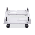 Mobile Cpu Stand, 8.75w X 10d X 5h, Light Gray